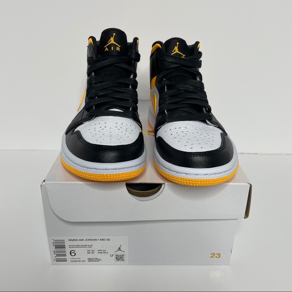 Nike Air Jordan 1 Retro Mid “Laser Orange” NEW - Picture 2 of 4